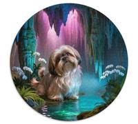 Puzzle Shih Tzu 1000 Piezas - para Adultos Y Niños Puzzles De Cueva, Juego Educativo Y Divertido Decorativo, 1000pcs (67.5x67.5cm)