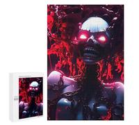 Puzzle sofisticado para adultos, 1000 piezas encadenadas a los rompecabezas oscuros para adolescentes, juegos divertidos, promueve la memoria, gran regalo para los amantes de los juegos, 1000 unidades