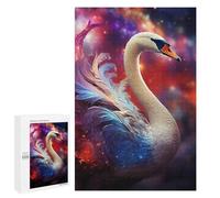 Puzzle sofisticado para adultos, 1000 piezas Magical Swan Artwork Puzzles para adolescentes - Juegos divertidos - Promueve la memoria - Gran regalo para los amantes de los juegos 1000 PCS