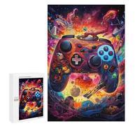 Puzzle sofisticado para adultos, 1000 unidades, controlador de juego vibrante, obra de arte, 107 rompecabezas para adolescentes, juegos divertidos, promueve la memoria, gran regalo para los amantes de