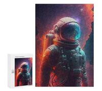Puzzle sofisticado para adultos, 300 piezas, astronauta en el espacio, 42, juego familiar, regalo de cumpleaños, gran regalo para los amantes de los juegos, 300 unidades