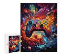 Puzzle sofisticado para adultos, 500 unidades, controlador de juego vibrante, obra de arte, 114 rompecabezas, juego familiar, regalo de cumpleaños, gran regalo para los amantes de los juegos, 500