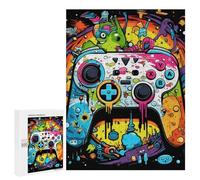 Puzzle sofisticado para adultos, 500 unidades, controlador de juego vibrante, obra de arte, 118 rompecabezas para adolescentes, juegos divertidos, promueve la memoria, gran regalo para los amantes de