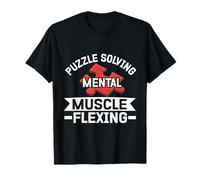 Puzzle Solving Mental Muscle Flexing Puzzler Jigsaw Puzzle Camiseta