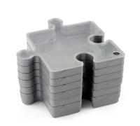 Puzzle Sort Trays - Stackable Linkable Storage Containers, Jigsaw Piece Organizer Holders, Portable Puzzle Classification Accessories, Durable Sorting Kit | For Family Game Activity Table Arrangemen