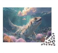 Puzzle Spiky Lizard en Arrecife Submarino Vida Silvestre Rompecabezas 1000 Piezas - Adultos, Desafiante, Regalo, Juego Familiar, Decoración del Hogar 52x38cm/1000pcs