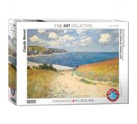 Puzzle - Strandweg Entre Weizenfeldern de Claude Monet - 1000 Piezas