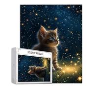 Puzzle Sueño Puzzle 5000 Piezas Gato Rompecabezas Adultos Pieza de Madera Juegos, Entretenimiento En Familia Rompecabezas Jigsaw para a Partir de 14 Años, Juego De Decoración del Hogar Regalos S-832
