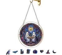 Puzzle Sun Catcher Kit - Acrylic 18x18x0.5cm 7.09x7.09x0.2in
