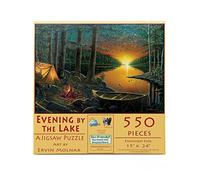 Puzzle SunsOut - Ervin Molnar: Evening by The Lake, 550 piese (Sunsout-51844)