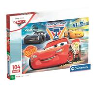 Clementoni Puzzle infantil Rompe (25047) 104 piezas Supercolor Disney Cars 48,5 x 33,5 cm