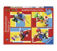 PUZZLE SUPER MARIO 4X100 PIEZAS, RAVENSBURGER, 05195, TIENDA CON LICENCIA OFICIAL
