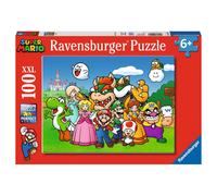 Ravensburger - Super Mario, Puzzle niños 6 años, 100 Piezas, Formato XXL | Rompecabezas XXL de 100 piezas de Super Mario, juego educativo y divertido, ideal como regalo original para niños a partir de