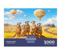 Puzzle SuriGatoo 1000 Piezas - para Adultos Puzzles De Globo Aerostático, Juego EduGatoivo, Decorativo, Regalo Original 70x50cm/1000pcs