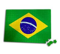 Puzzle TAMAÑO Aprox. A3 DE 300 Piezas Bandera Brasil Pais Gobierno brasileño nacion America Rompecabezas puzle para Adulto