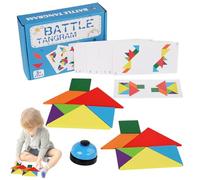 Puzzle Tangram, Educativo Y D Aprendizaje, Juegos De Formas, Para Mayores De 4 A 8 Años Niños Preescolar En Casa Curso De Matemáticas