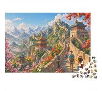 Puzzle Tema de la Gran Muralla China 1000 Piezas, Reto para Adultos