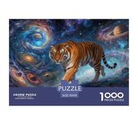 Puzzle Tigre 1000 Piezas - para Adultos Rompecabezas De Planeta Nebulosaa, Desafiante Y Estimulante, Decorativo, Regalo para Hombre 70x50cm/1000pcs