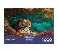 Puzzle Tigre De 1000 Piezas Animales Rompecabezas para Adultos De 1000 Piezas Decoracion Regalo 70x50cm/1000pcs