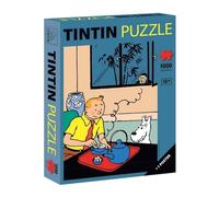Puzzle Tintín, Tomando su té + Poster 48x67cm 81557 (2023)