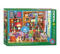 Puzzle - Todo Lo Que Tejer Es Amor De Paul Normand - 1000 Piezas