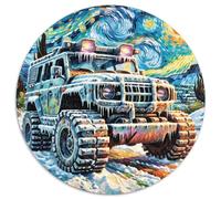 Puzzle Todo Terreno 1000 Piezas para Adultos Y Niños Juego Difícil De Cochetón Rompecabezas 4x4 Nieve Modificado Decorativo Regalo Original 1000pcs (67.5x67.5cm)