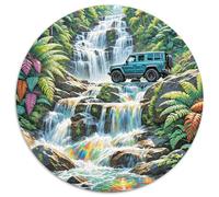 Puzzle Todo Terreno 1000 Piezas para Adultos Y Niños Juego EduGatoivo De Cochetón Rompecabezas 4x4 Cascada Plantas Decorativo Regalo Original 1000pcs (67.5x67.5cm)