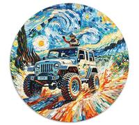 Puzzle Todo Terreno 1000 Piezas para Adultos Y Niños Juego EduGatoivo De Cochetón Rompecabezas 4x4 Deriva Decorativo Regalo Original 1000pcs (67.5x67.5cm)