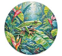 Puzzle Tree Rana 1000 Piezas para Adultos Y Niños Juego Desafiante Puzzles Rana Árbol Jungla Decorativo Regalo Original 1000pcs (67.5x67.5cm)