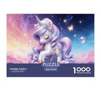 Puzzle Un Unicornio oníricoio De 1000 Piezas Animal Rompecabezas Adultos De 1000 Piezas Decoracion Entretenimiento Creativo 70x50cm/1000pcs