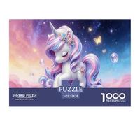 Puzzle Un Unicornio oníricoio De 1000 Piezas Animal Rompecabezas para Adultos De 1000 Piezas Pintura Entretenimento 52x38cm/1000pcs