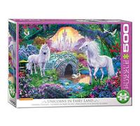 EuroGraphics- Puzzle Unicornios de Hadas 500 Piezas, Multicolor (6500-5363)