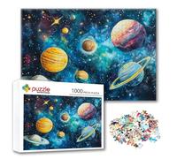 Puzzle Universo Puzzle 1500 Piezas Cielo Estrellado, Rompecabezas Imposible Desafiante, Adultos Jigsaw, Juegos de Rompecabezas para Toda la Familia con Reducción de Presión, Regalos para Mujeres B-1
