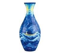 Puzzle Vase For Adults - Unique Flower 3D Made by 160 Curved | Planter Removable Water Cup Home Decoration, Jigsaw Floral Pot Decorative Tabletop Craft DIY Creative Building Toy Ornament Set