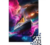 Puzzle Viaje Espacial Titanic De 1000 Piezas Interesante Rompecabezas Adultos De 1000 Piezas Decoracion Entretenimiento Creativo 38x26cm/1000pcs