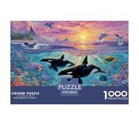 Puzzle Vida Marina De 1000 Piezas Animales Rompecabezas para Adultos De 1000 Piezas Juego Entretenimento 38x26cm/1000pcs