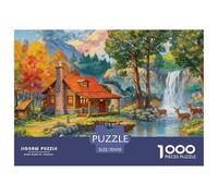 Puzzle Vida Tranquila en la Montaña De 1000 Piezas Interesante Rompecabezas Hombres Y Mujeres De 1000 Piezas Juego Entretenimiento Creativo 70x50cm/1000pcs