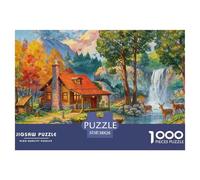 Puzzle Vida Tranquila en la Montaña De 1000 Piezas Interesante Rompecabezas para Adultos De 1000 Piezas Pintura Hobby 38x26cm/1000pcs