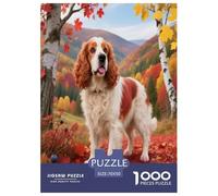 Puzzle Viejo Pastor Inglés 1000 Piezas - para Adultos Rompecabezas De Perro Bosque, Juego Familiar, Decorativo, Regalo para Hombre 70x50cm/1000pcs