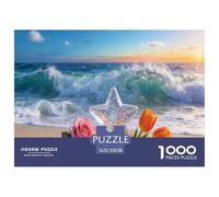 Puzzle Vista al mar De 1000 Piezas Interesante Rompecabezas para Adultos De 1000 Piezas Obra De Arte Entretenimento 52x38cm/1000pcs
