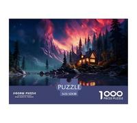 Puzzle Vista Nocturna de la montaña De 1000 Piezas Interesante Rompecabezas Adultos De 1000 Piezas Pintura Entretenimento 52x38cm/1000pcs