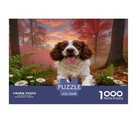 Puzzle Welsh Springer Spaniel 1000 Piezas - para Adultos Puzzles De Bosque, Juego para Toda La Familia Arte Decorativo, Regalo Ideal 52x38cm/1000pcs