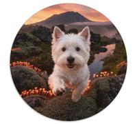 Puzzle West Highland White Terrier 1000 Piezas - para Adultos Y Niños Puzzle De Rocas, Juego EduGatoivo,Diversión En Familia Arte Decorativo, Regalo Ideal 1000pcs (67.5x67.5cm)