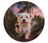 Puzzle West Highland White Terrier 1000 Piezas - para Adultos Y Niños Puzzle De Selva Tropical, Desafío Mental Y Juego Complejo, Decorativo, Regalo Original 1000pcs (67.5x67.5cm)