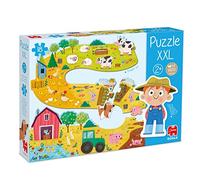 Goula - Puzle XXL Granja, Puzle de carton de piezas grandes para niños a partir de 2 años