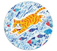 Puzzle Yellow Gato 1000 Piezas para Adultos Juego EduGatoivo de cartón Puzzles Gato Amarillo y Banco de Peces Decorativo Regalo Original 1000pcs (67.5x67.5cm)