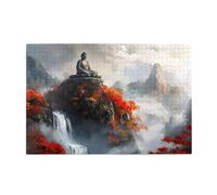 Puzzle Zen Puzzle 1000 Piezas Caer Imposible, DIY Obra de Arte de Juego de Rompecabezas para Adultos, Rompecabezas de Impresión de Alta Definición Multicolor, Regalo Decoracion Hogar 75x50cm E-612