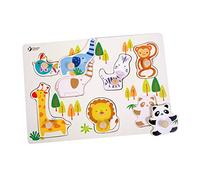 Puzzle Zoo Classic World (3617), 8 Piezas de Madera