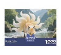 Puzzle Zorro 1000 Piezas para Adultos, Puzzle Valle de Ruisseau Adultos, Juego De Rompecabezas De Habilidad Difícil De Completar 38x26cm/1000pcs