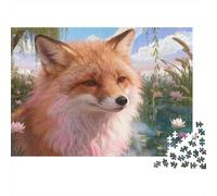 Puzzle Zorro 1000 Piezas - para Adultos Y Niños Puzzle De Flor Loto, Divertido, Desafiante E Instructivo Decorativo, Regalo Original 38x26cm/1000pcs